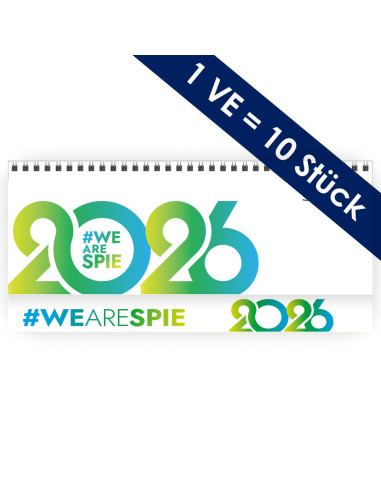 Tischquerkalender SPIE 2026 ( 10 Stk.)